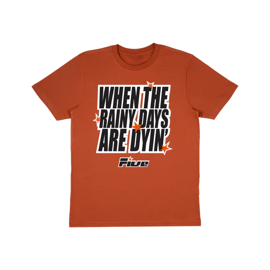 Rainy Days Orange Tee